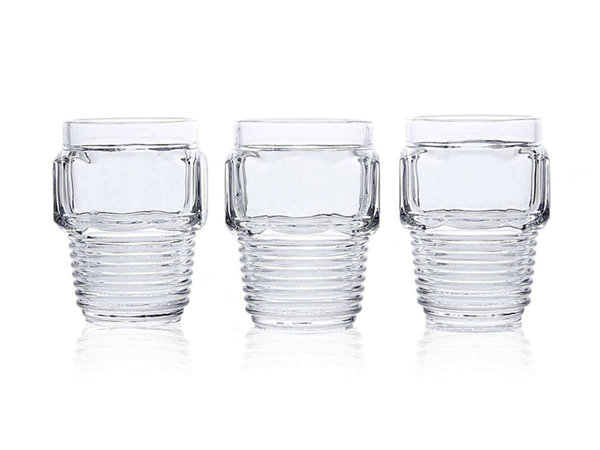 DIESEL LIVING with SELETTI MACHINE COLLECTION Drinking Glass Set 