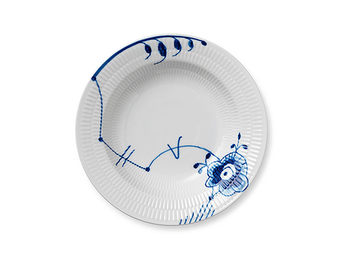 Blue Fluted Mega
Deep Plate 21