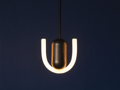 BEEM Pendant Holder + Bulb Smile02 / ビーム ペンダント