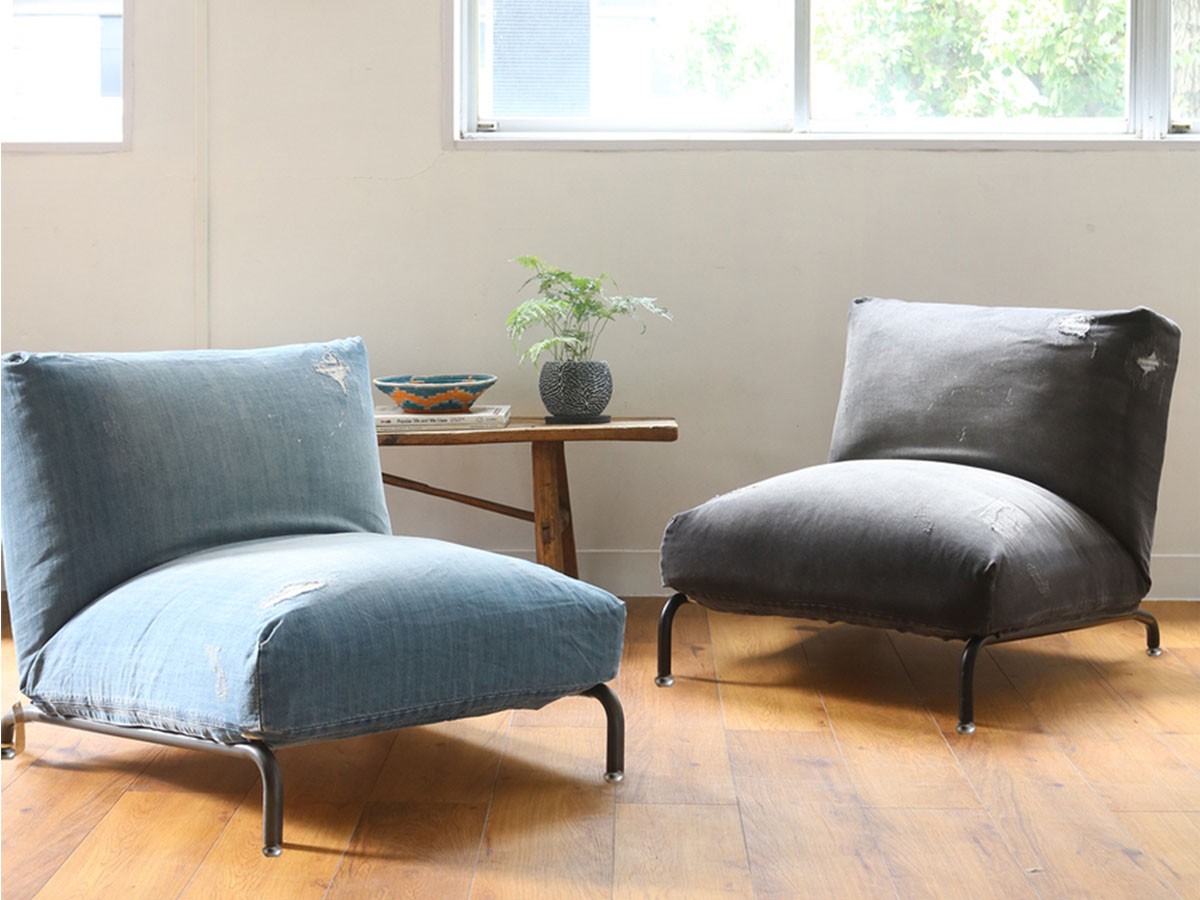 JOURNAL STANDARD FURNITURE RODEZ CHAIR Damage DENIM 1P ...