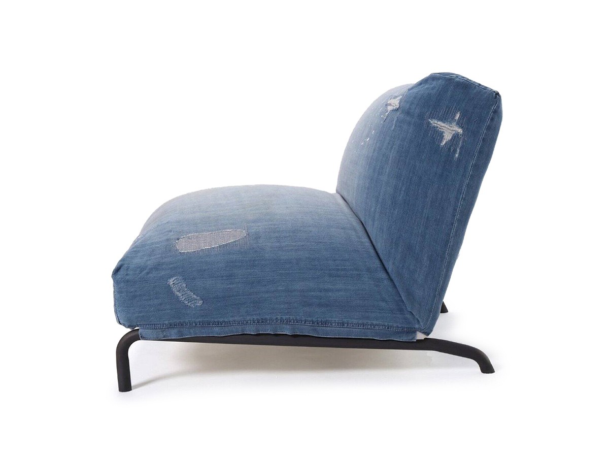 JOURNAL STANDARD FURNITURE RODEZ CHAIR Damage DENIM 1P / ジャーナルスタンダードファニチャー ロデチェア 1人掛け ダメージデニム （ソファ > 一人掛けソファ） 7