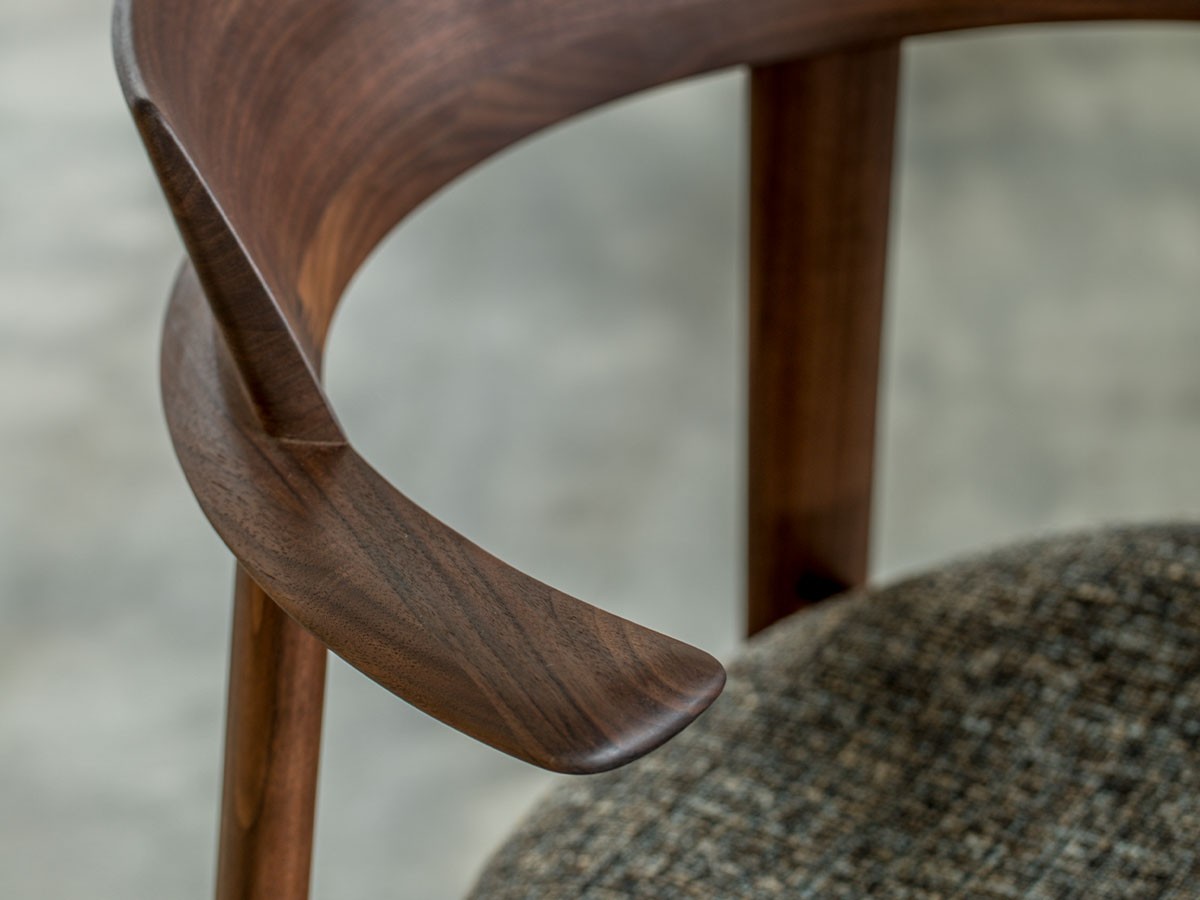 日進木工 Sof Semi Armchair / にっしんもっこう ソフ セミアームチェア 張座 （チェア・椅子 > ダイニングチェア） 11