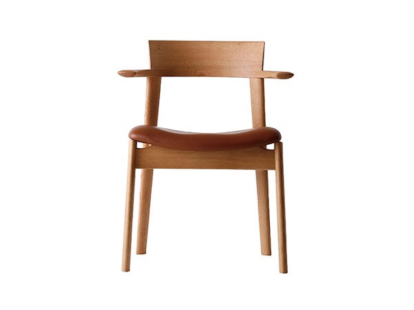 日進木工 Sof Semi Armchair / にっしんもっこう ソフ セミアームチェア 張座 （チェア・椅子 > ダイニングチェア） 17