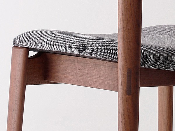 日進木工 Sof Semi Armchair / にっしんもっこう ソフ セミアームチェア 張座 （チェア・椅子 > ダイニングチェア） 15