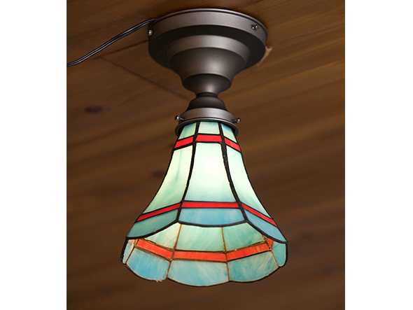 CUSTOM SERIES
Basic Ceiling Lamp × Stained Glass Tears / カスタムシリーズ
ベーシックシーリングランプ × ステンドグラス（ティアーズ） （ライト・照明 > シーリングライト） 4