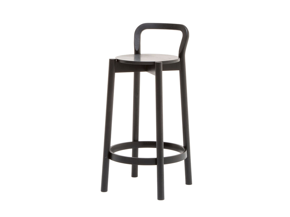 KARIMOKU NEW STANDARD CASTOR BARSTOOL
with BACKREST / カリモクニュースタンダード キャストール バースツール ロー
ウィズバックレスト （チェア・椅子 > カウンターチェア・バーチェア） 1