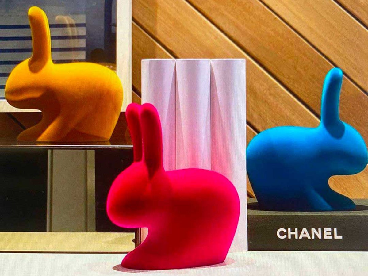 Qeeboo Rabbit XS Bookend Velvet / キーブー ラビット XS ブックエンド ヴェルヴェット （インテリア雑貨 > 文房具・ステーショナリー） 12