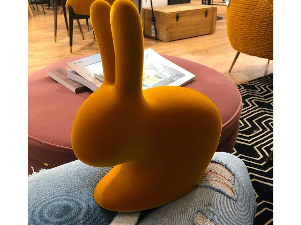 Qeeboo Rabbit XS Bookend Velvet / キーブー ラビット XS ブックエンド ヴェルヴェット （インテリア雑貨 > 文房具・ステーショナリー） 11