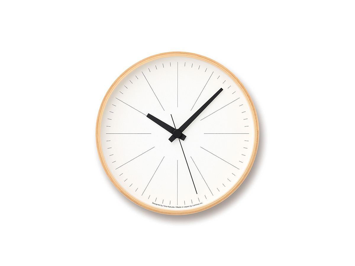 Lemnos Lines clock / レムノス ラインの時計 直径25.4cm （時計 > 壁掛け時計） 1
