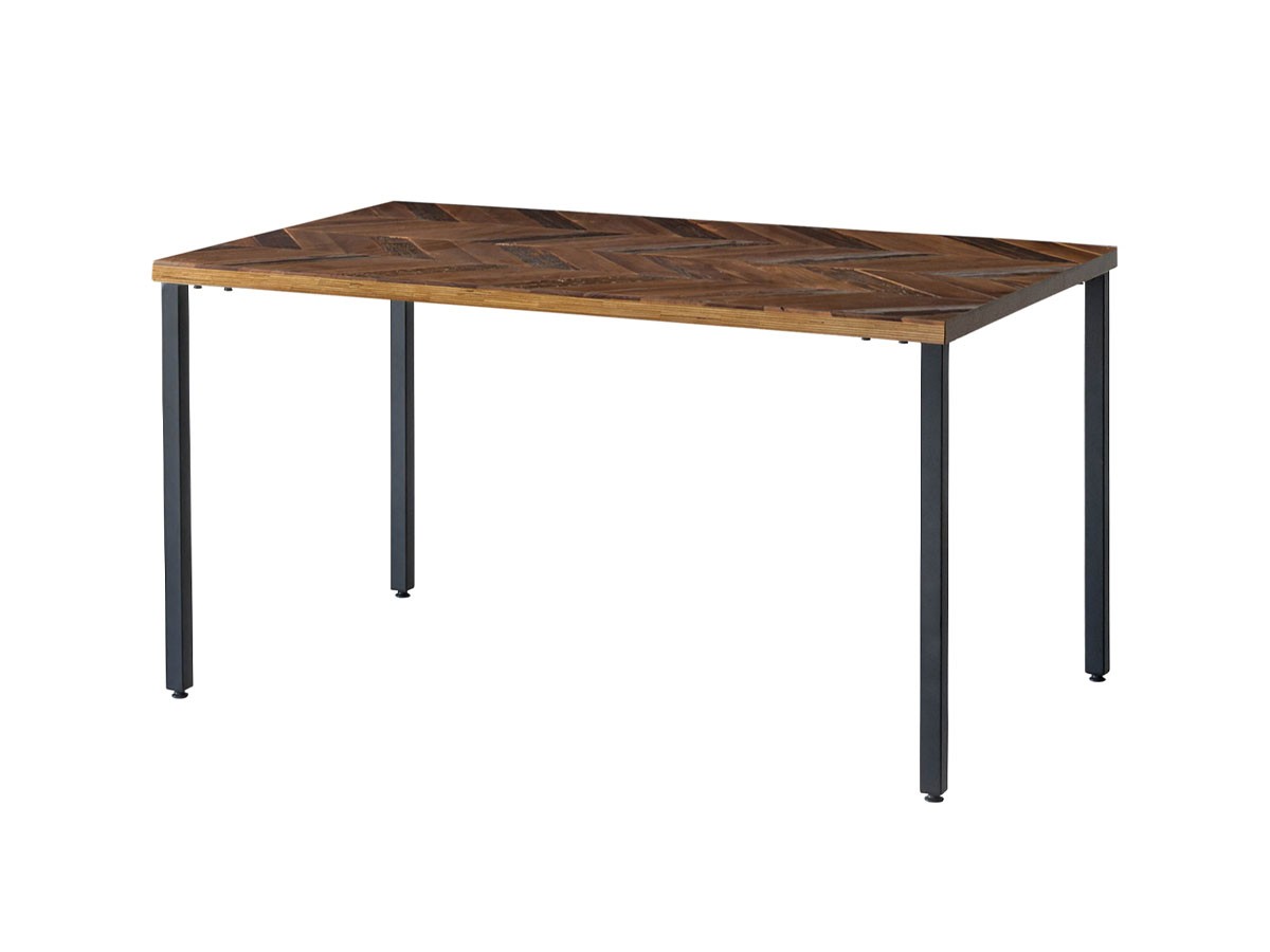 Knot antiques MATERIA DINING TABLE / ノットアンティークス マテリア ダイニングテーブル
ヘリンボーン柄天板 + No.3脚（角脚） （テーブル > ダイニングテーブル） 4