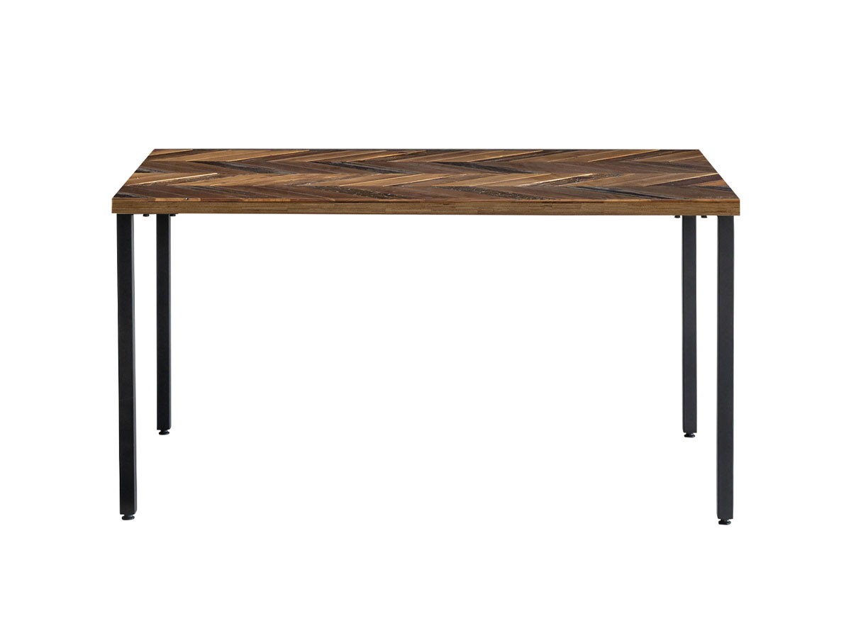 Knot antiques MATERIA DINING TABLE / ノットアンティークス マテリア ダイニングテーブル
ヘリンボーン柄天板 + No.3脚（角脚） （テーブル > ダイニングテーブル） 34