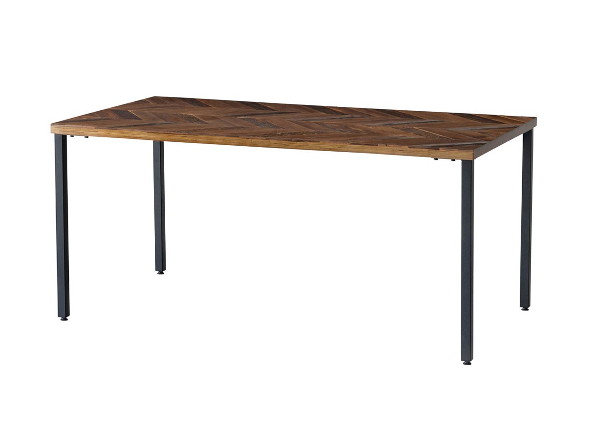 Knot antiques MATERIA DINING TABLE / ノットアンティークス マテリア ダイニングテーブル
ヘリンボーン柄天板 + No.3脚（角脚） （テーブル > ダイニングテーブル） 5