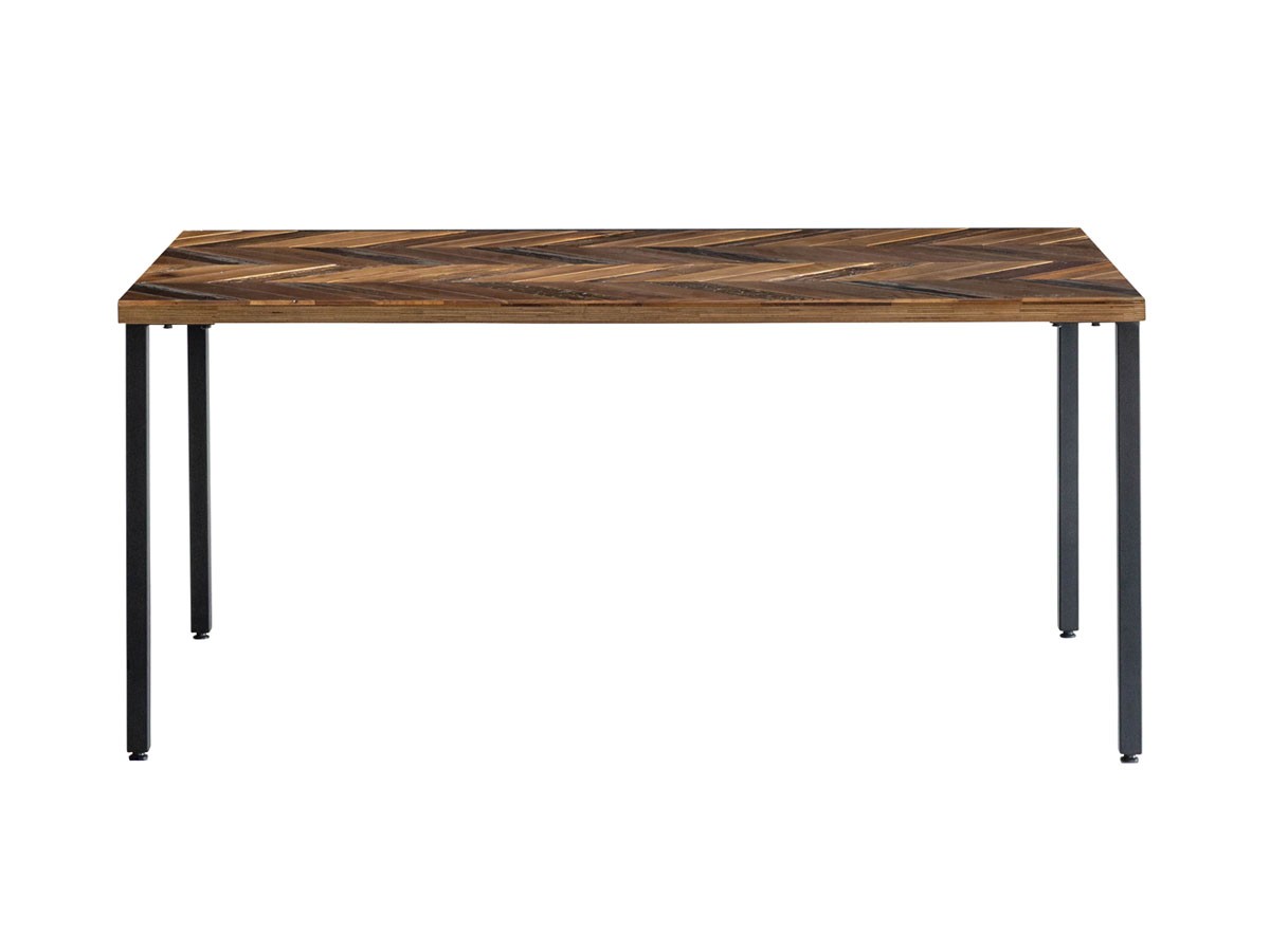 Knot antiques MATERIA DINING TABLE / ノットアンティークス マテリア ダイニングテーブル
ヘリンボーン柄天板 + No.3脚（角脚） （テーブル > ダイニングテーブル） 36
