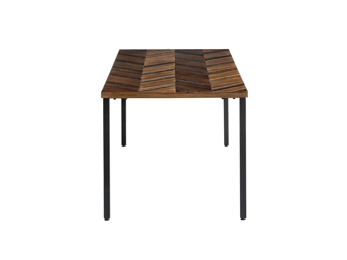 Knot antiques MATERIA DINING TABLE / ノットアンティークス マテリア ダイニングテーブル
ヘリンボーン柄天板 + No.3脚（角脚） （テーブル > ダイニングテーブル） 39