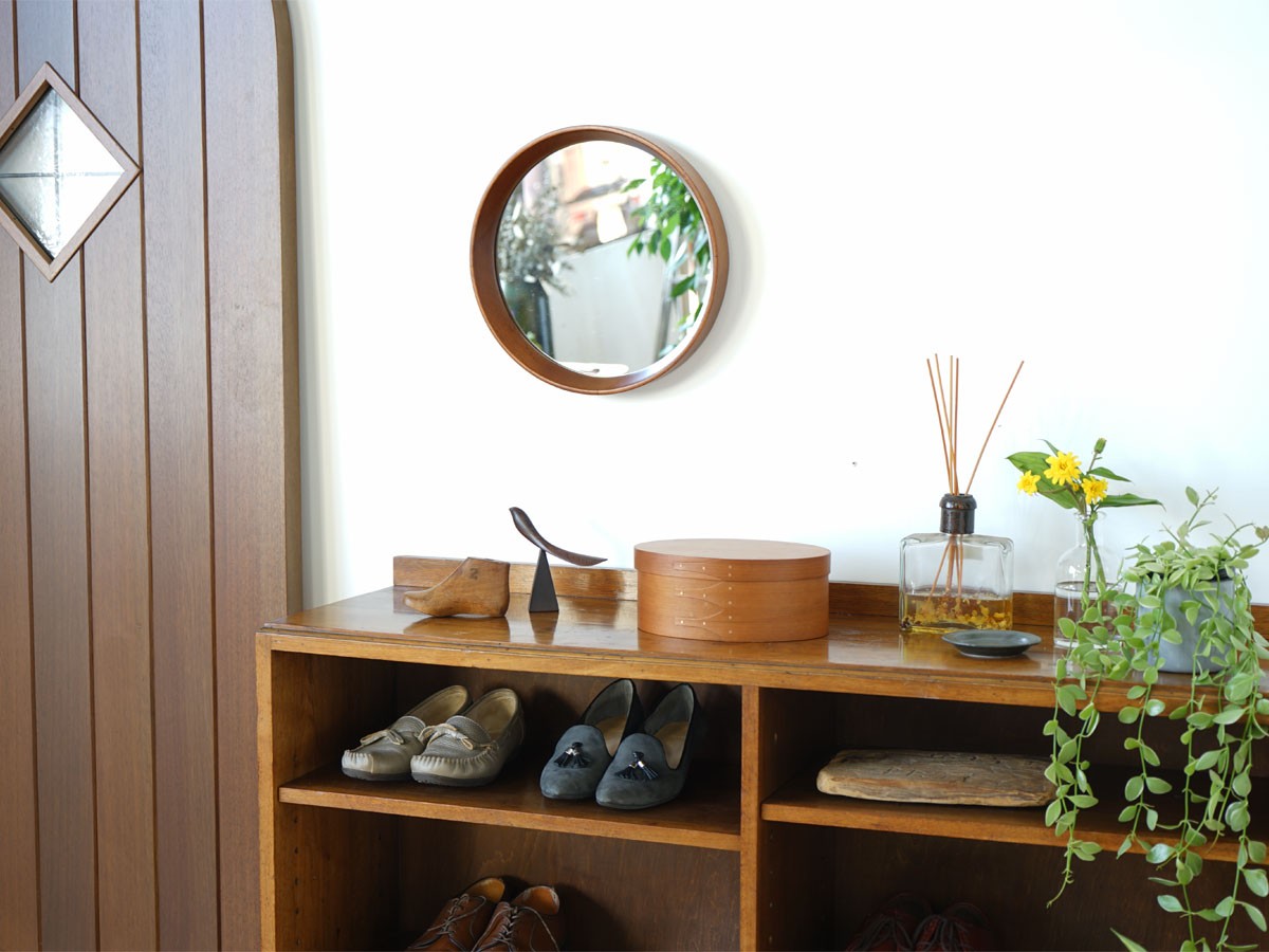 Kurve Round Mirror / クルベ ラウンドミラー （ミラー・ドレッサー > 壁掛けミラー・壁掛け鏡） 2