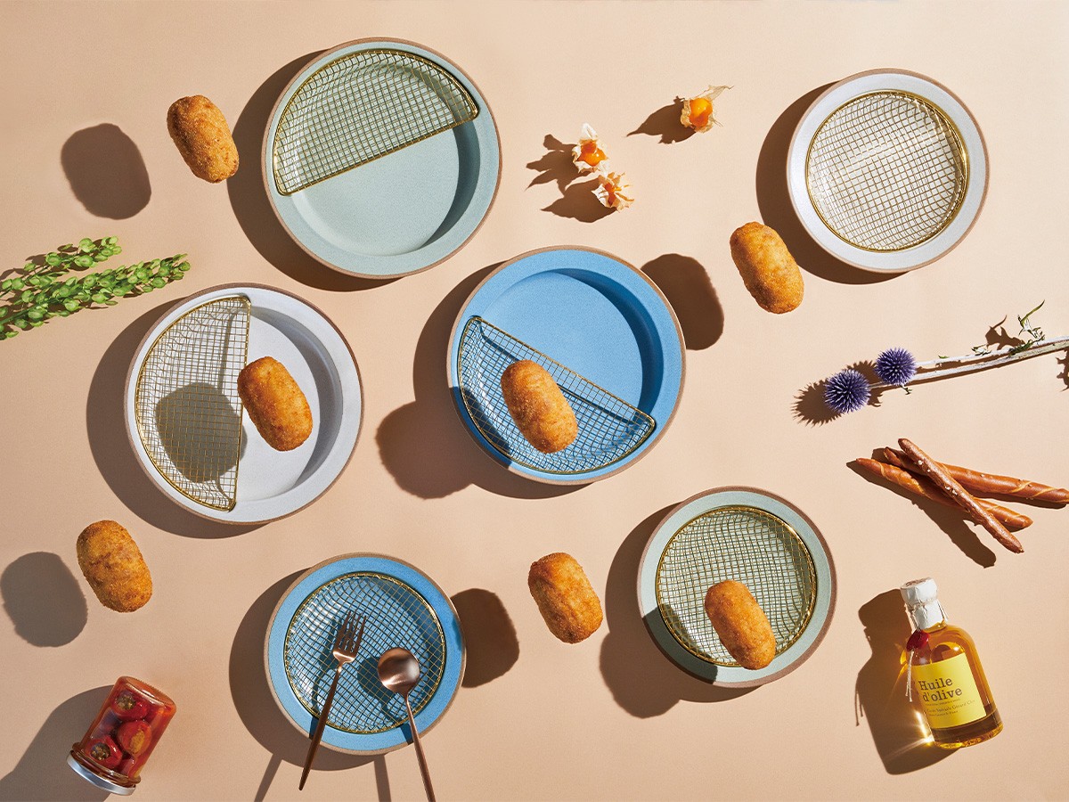 KIKIME amime / キキメ アミメ プレート 半月 純金網 （食器・テーブルウェア > 皿・プレート） 6