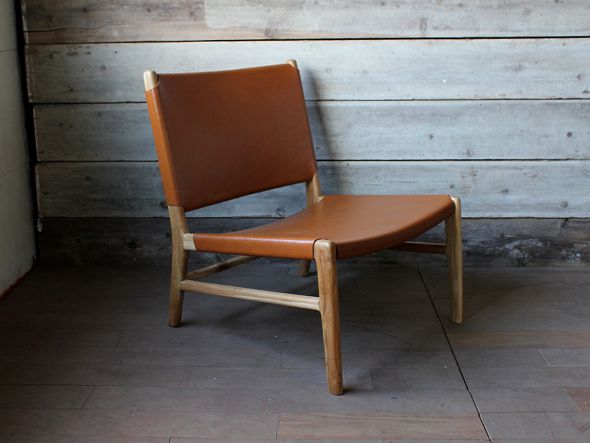 a.depeche latte easy chair by teak wood camel / アデペシュ ラッテ イージーチェア（キャメル） （チェア・椅子 > ラウンジチェア） 1