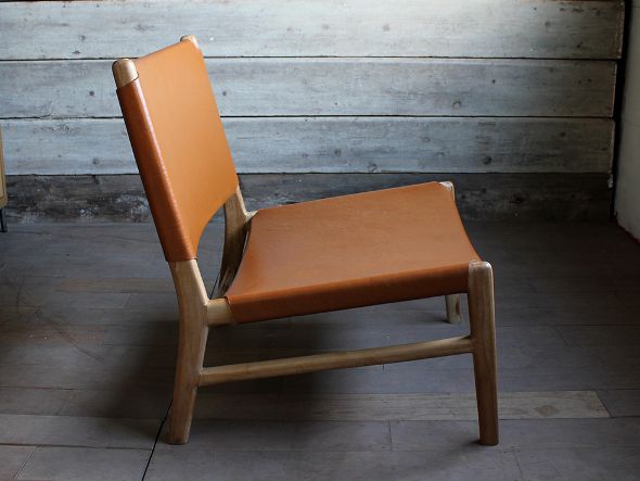 a.depeche latte easy chair by teak wood camel / アデペシュ ラッテ イージーチェア（キャメル） （チェア・椅子 > ラウンジチェア） 2