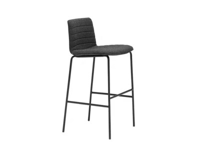 Andreu World Flex Chair Counter Stool 45 Fully Upholstered Shell