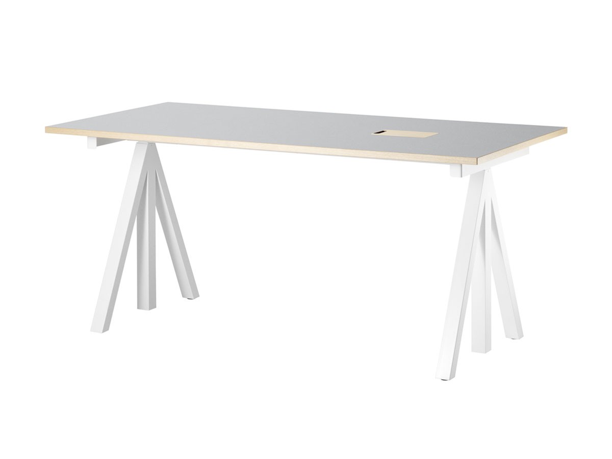 String Furniture Works Work Desk / ストリングファニチャー ワークス ワークデスク 幅160cm リノリウム天板 （デスク・机 > デスク・パソコンデスク・袖机） 1
