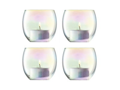 【希少】LSA International キャンドルホルダー ポーランド製 LSA International PEARL TEALIGHT HOLDER SET4 / エルエスエー