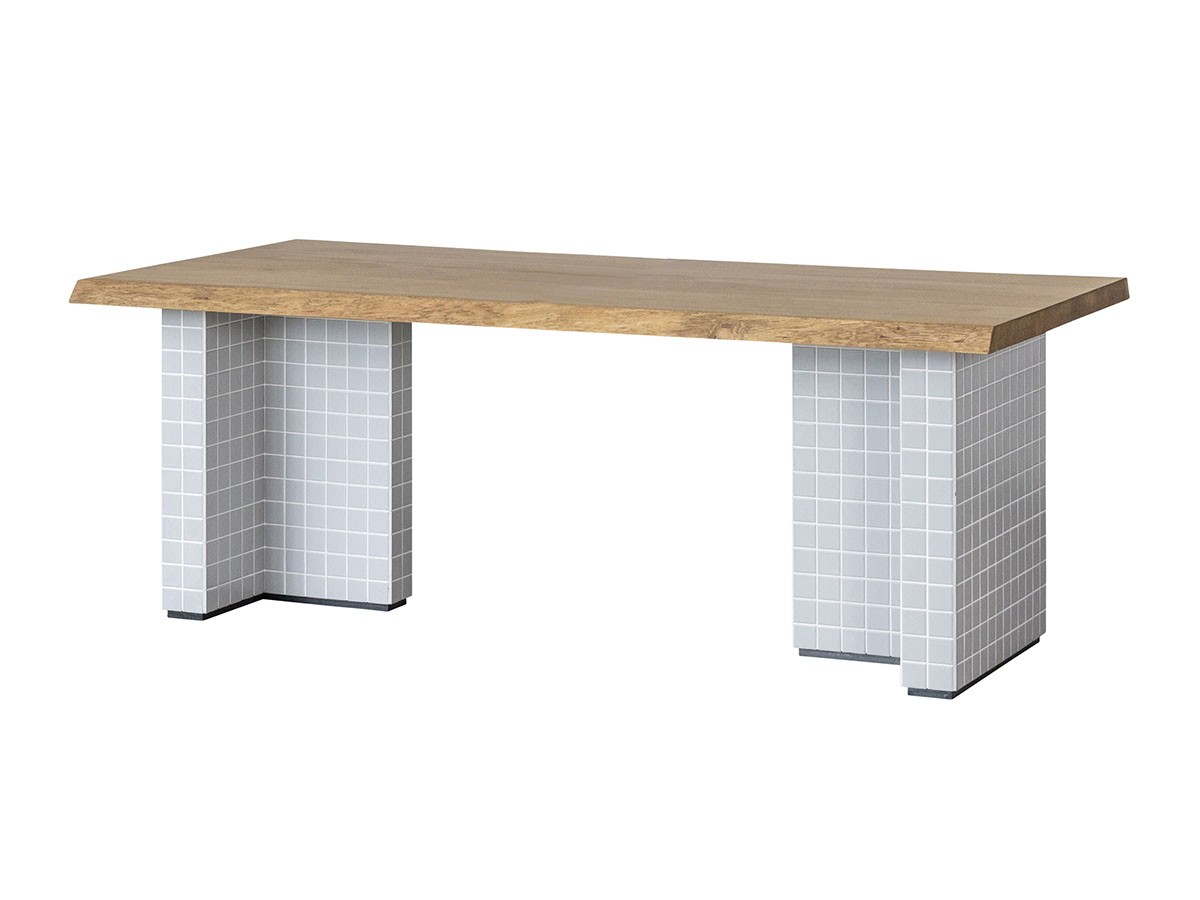 Easy Life SOLIT DINING TABLE / イージーライフ ソリット ダイニングテーブル
ライブエッジ天板 + タイル脚 （テーブル > ダイニングテーブル） 2