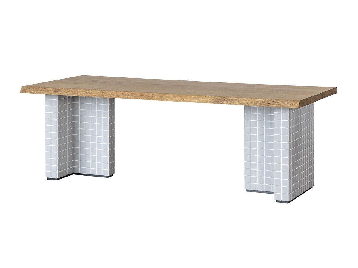 Easy Life SOLIT DINING TABLE / イージーライフ ソリット ダイニングテーブル
ライブエッジ天板 + タイル脚 （テーブル > ダイニングテーブル） 3
