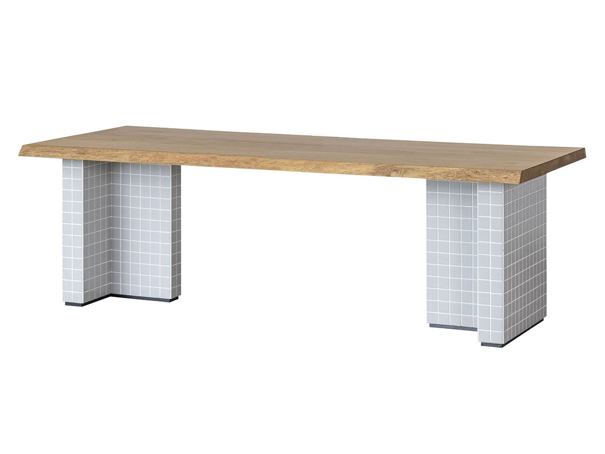 Easy Life SOLIT DINING TABLE / イージーライフ ソリット ダイニングテーブル
ライブエッジ天板 + タイル脚 （テーブル > ダイニングテーブル） 4