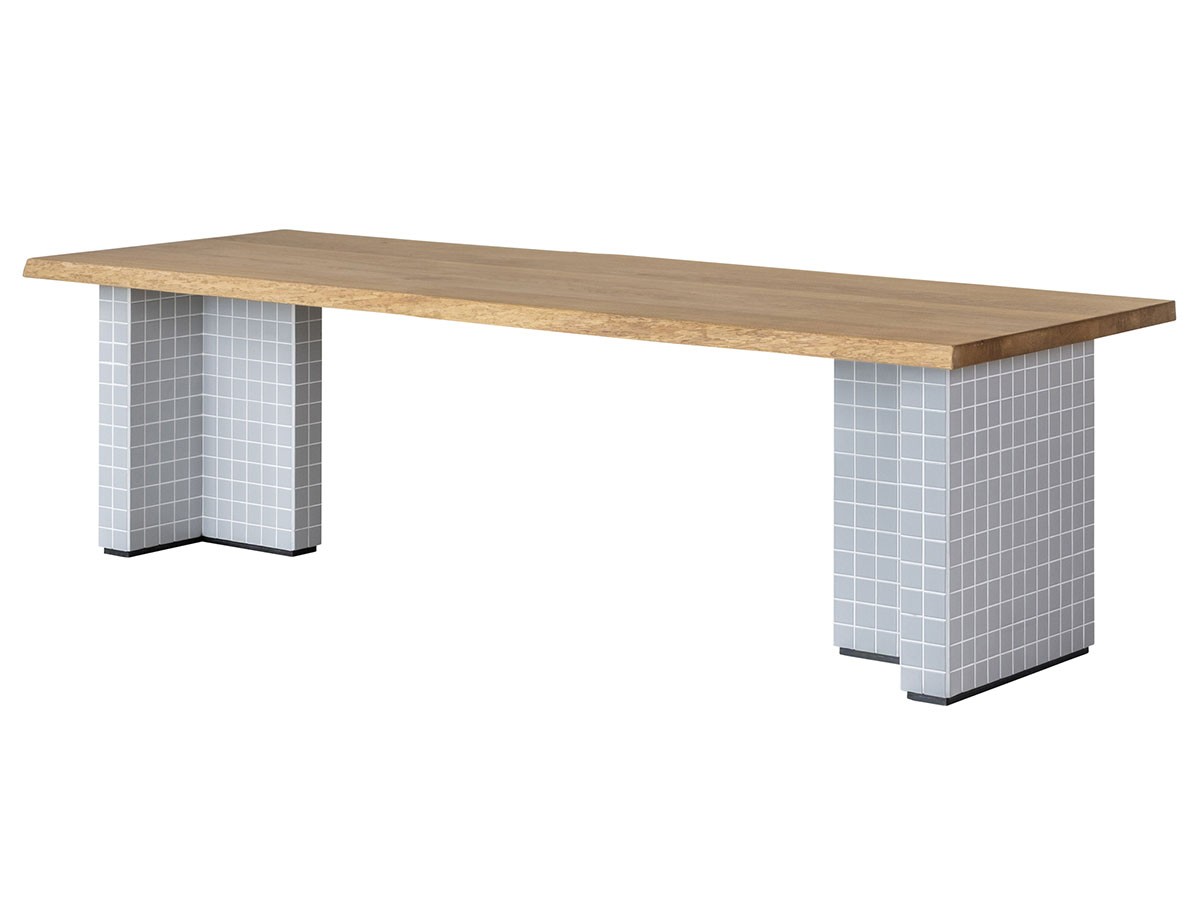 Easy Life SOLIT DINING TABLE / イージーライフ ソリット ダイニングテーブル
ライブエッジ天板 + タイル脚 （テーブル > ダイニングテーブル） 5