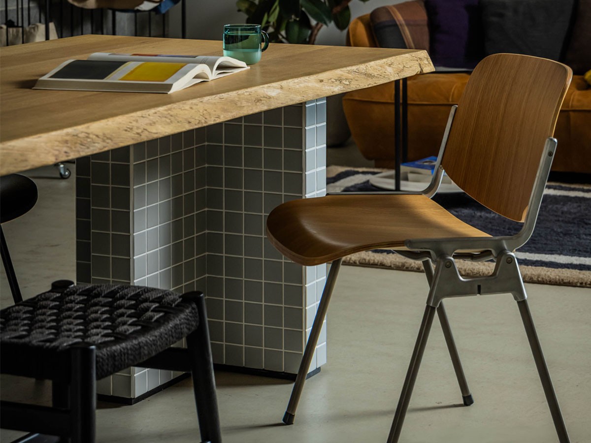 Easy Life SOLIT DINING TABLE / イージーライフ ソリット ダイニングテーブル
ライブエッジ天板 + タイル脚 （テーブル > ダイニングテーブル） 12
