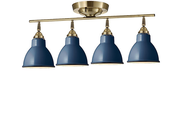 CUSTOM SERIES
4 Ceiling Lamp × Emission Steel / カスタムシリーズ
4灯シーリングランプ × スチール（エミッション） （ライト・照明 > シーリングライト） 1