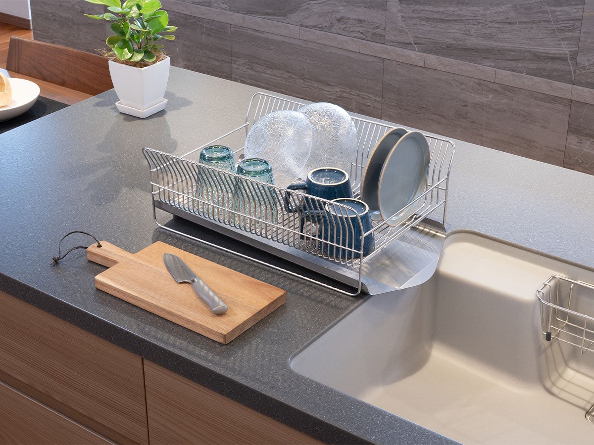 Dish Drainer / 水切りラック 横置きタイプ #119518 （キッチン家電・キッチン用品 > 水切りカゴ・キッチンラック） 2