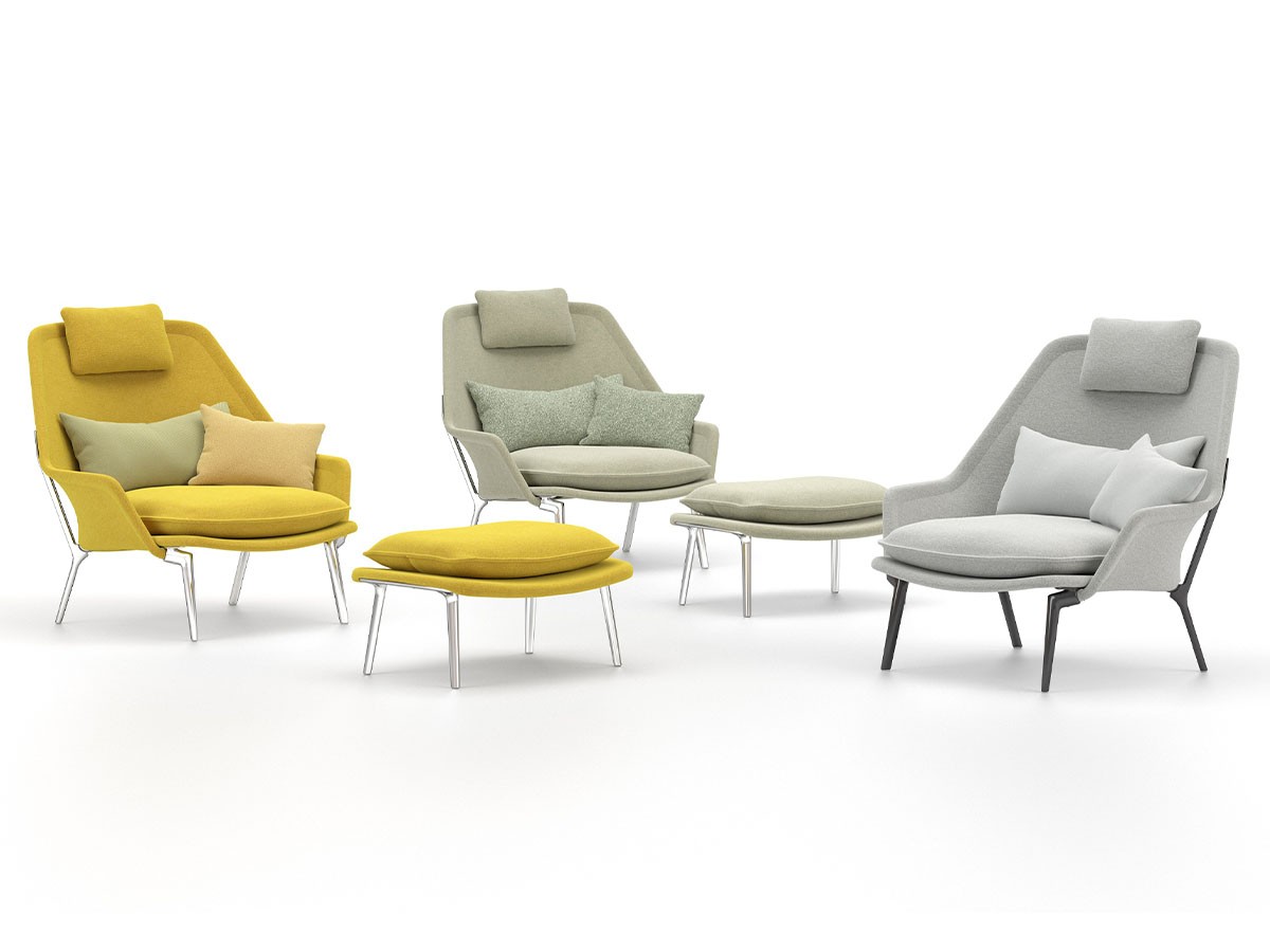 Vitra Slow Chair Ottoman / ヴィトラ スローチェア オットマン（ファブリック） （ソファ > オットマン） 24