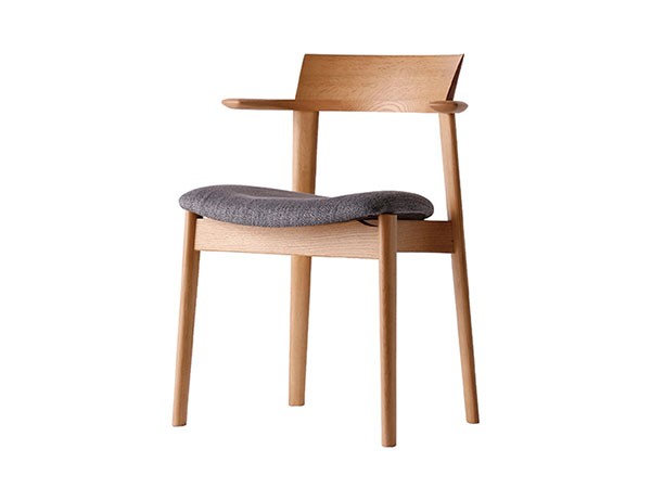 日進木工 Sof Semi Armchair / にっしんもっこう ソフ セミアームチェア ハイタイプ 張座 （チェア・椅子 > ダイニングチェア） 11