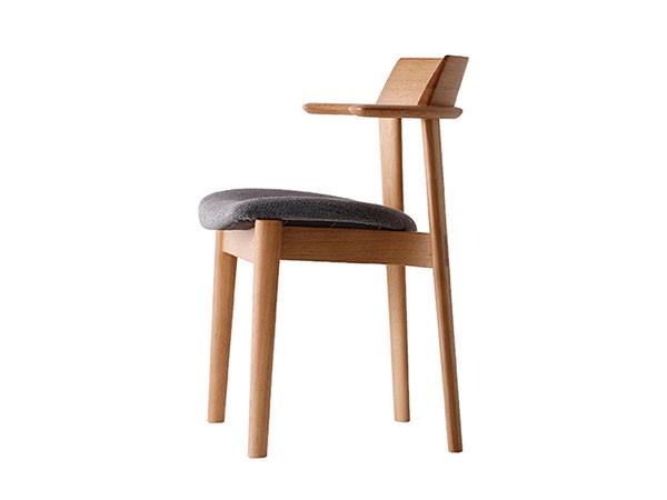 日進木工 Sof Semi Armchair / にっしんもっこう ソフ セミアームチェア ハイタイプ 張座 （チェア・椅子 > ダイニングチェア） 12