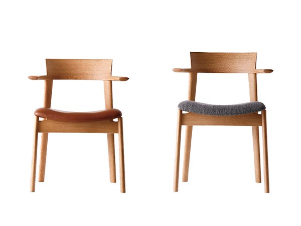 日進木工 Sof Semi Armchair / にっしんもっこう ソフ セミアームチェア ハイタイプ 張座 （チェア・椅子 > ダイニングチェア） 9