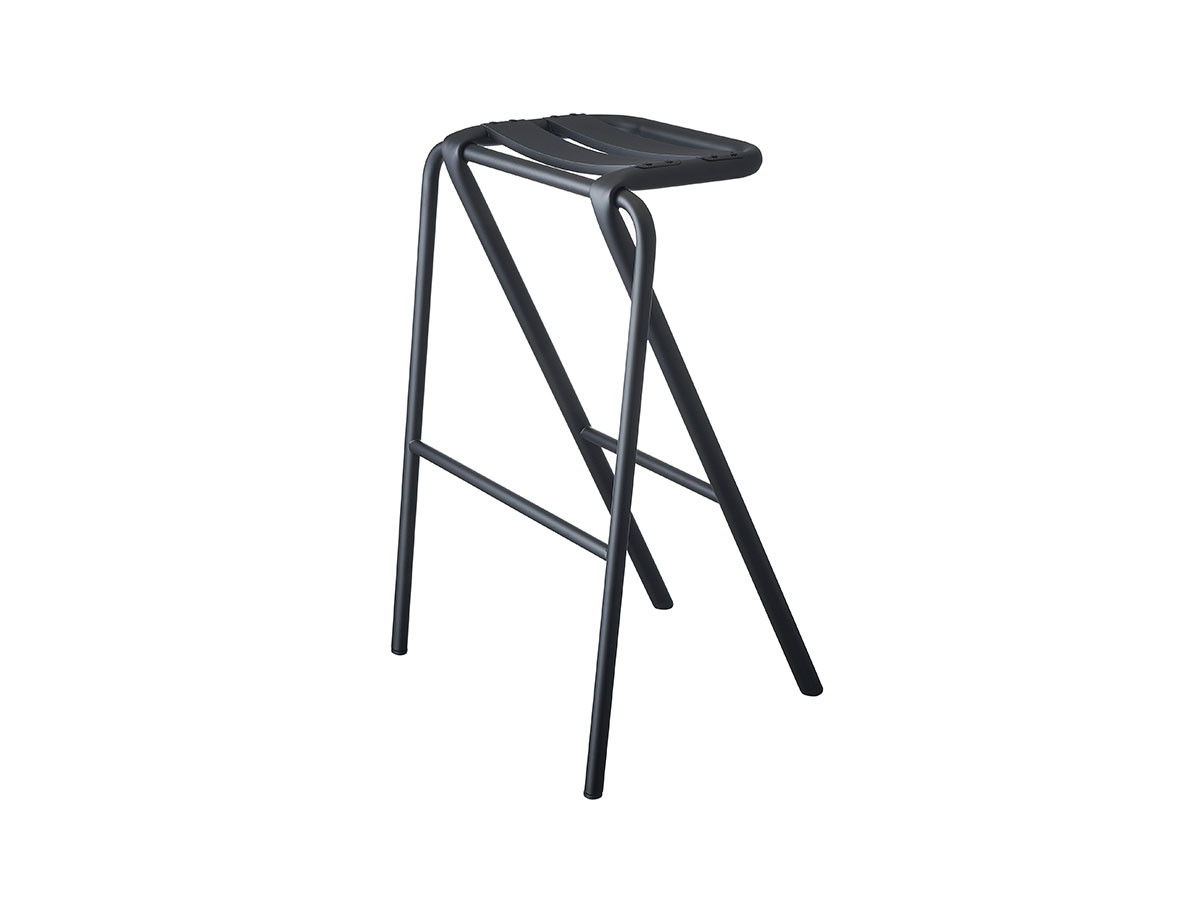 FLYMEe Noir BENT HIGH STOOL