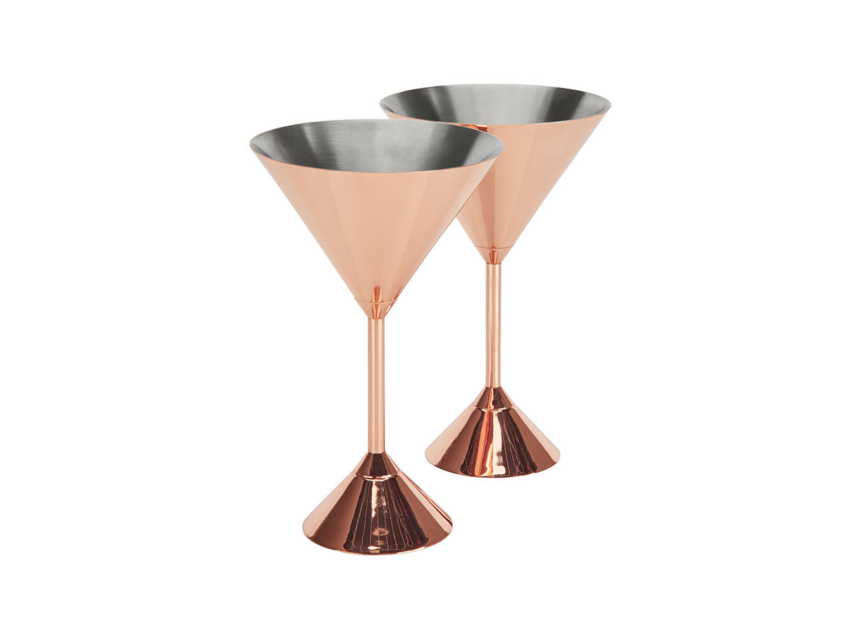 Tom Dixon. Plum Martini Glass Set of 2 / トム・ディクソン プラム マティーニグラス 2脚セット （食器・テーブルウェア > タンブラー・グラス） 2