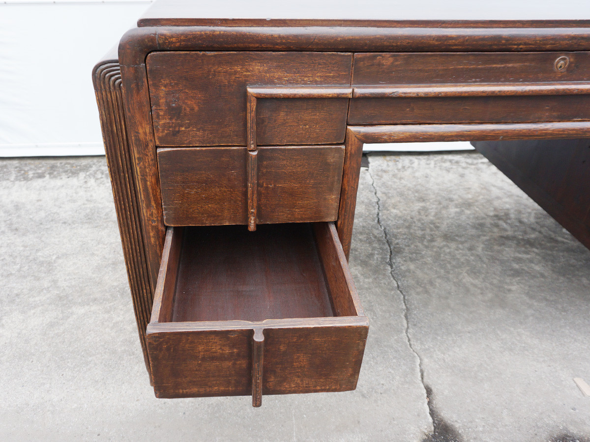 RE : Store Fixture UNITED ARROWS LTD. Art Deco Writing Desk / リ ストア フィクスチャー ユナイテッドアローズ アールデコ ライティングデスク （デスク・机 > デスク・パソコンデスク・袖机） 22