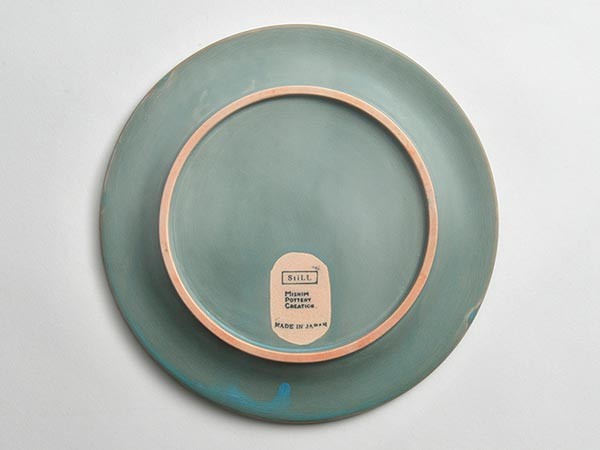 MISHIM POTTERY CREATION StiLL round plate L / ミシンポタリークリエイション スティル ラウンドプレート L（錆浅葱） （食器・テーブルウェア > 皿・プレート） 17