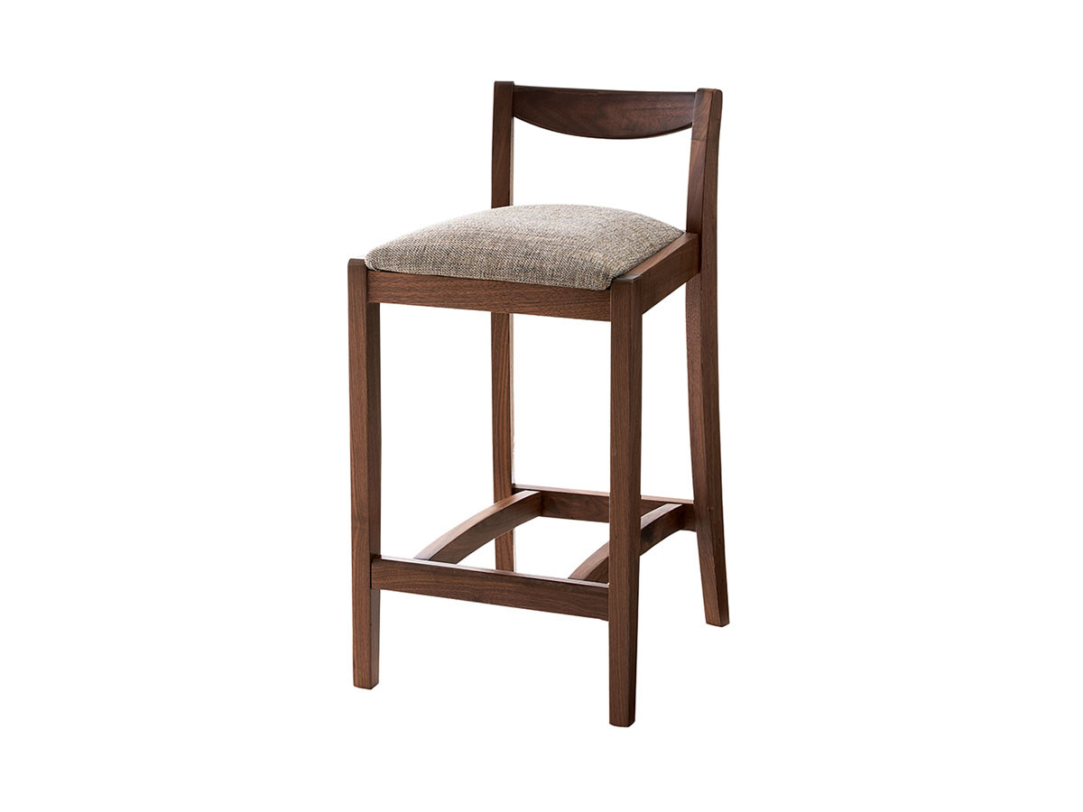 High Chair / ハイチェア n97094（ウォールナット） （チェア・椅子 > カウンターチェア・バーチェア） 1