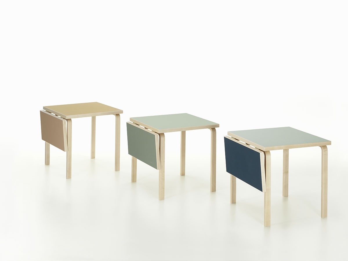 Artek TABLE FOLDABLE DL81C / アルテック ドロップリーフ テーブル DL81C ツートンカラー （テーブル > ダイニングテーブル） 12