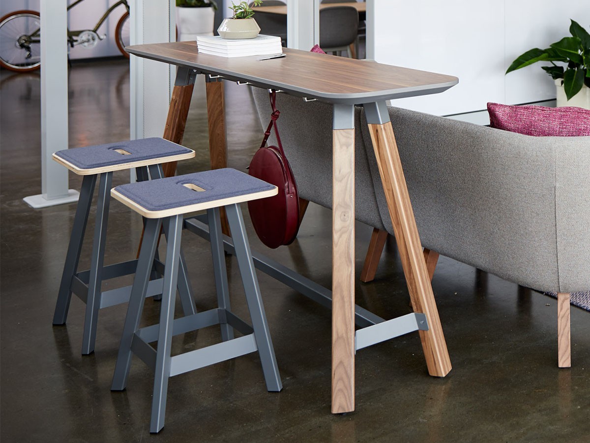 Knoll Office Rockwell Unscripted Tall Table / ノルオフィス ロックウェル アンスクリプテッド 
トールテーブル（突板天板） （テーブル > カウンターテーブル・バーテーブル） 27