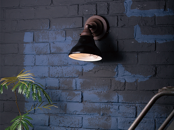 CUSTOM SERIES
Basic Wall Lamp × Mini Trap Enamel / カスタムシリーズ
ベーシックウォールランプ × ミニエナメル（トラップ） （ライト・照明 > ブラケットライト・壁掛け照明） 3