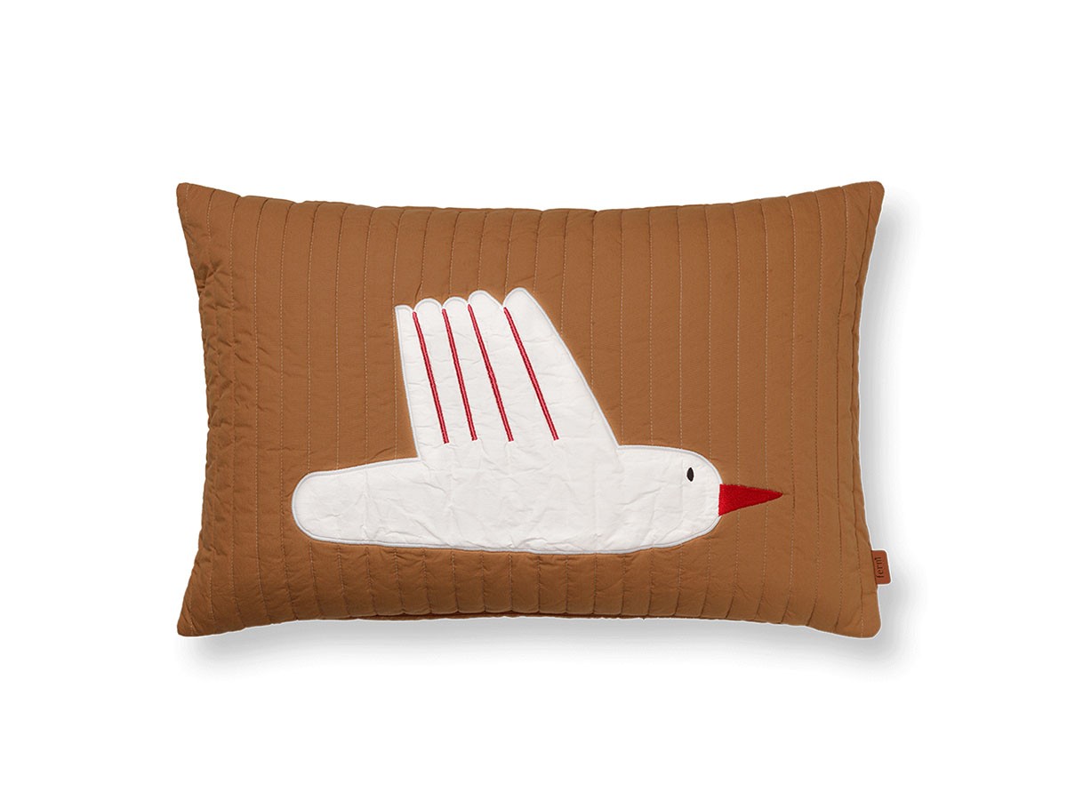 Ferm Living Bird Quilted Cushion