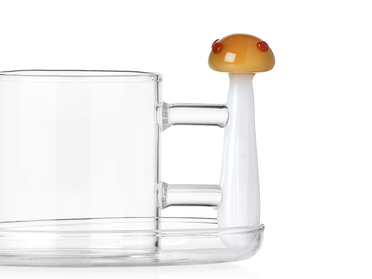 ICHENDORF MILANO Alice Coffee Cup 
Amber Mushroom / イッケンドルフ・ミラノ アリス デミタスカップ & ソーサー 
アンバーマッシュルーム 100ml （食器・テーブルウェア > コーヒーカップ・ティーカップ） 4