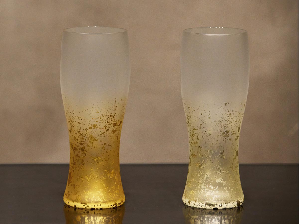 箔一 STARDUST AKARI BEER GLASS / はくいち スターダスト アカリ ビアグラス （食器・テーブルウェア > タンブラー・グラス） 3
