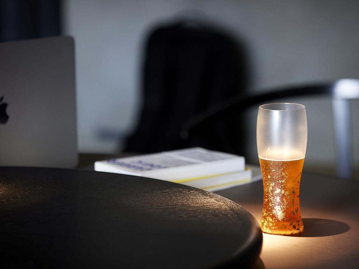 箔一 STARDUST AKARI BEER GLASS / はくいち スターダスト アカリ ビアグラス （食器・テーブルウェア > タンブラー・グラス） 11