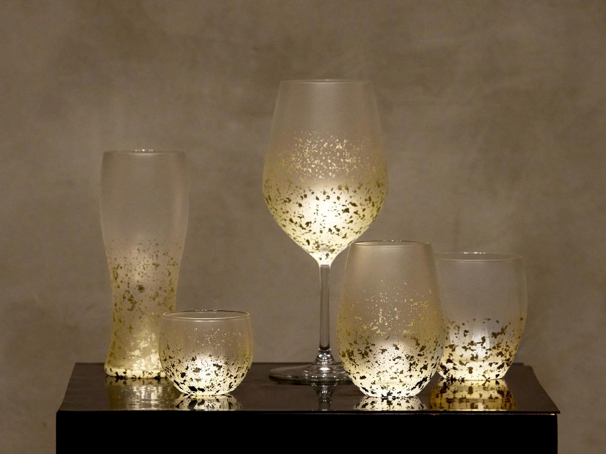 箔一 STARDUST AKARI WATER GLASS / はくいち スターダスト アカリ ウォーターグラス （食器・テーブルウェア > タンブラー・グラス） 12