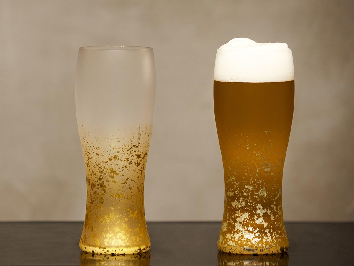箔一 STARDUST AKARI BEER GLASS / はくいち スターダスト アカリ ビアグラス （食器・テーブルウェア > タンブラー・グラス） 4
